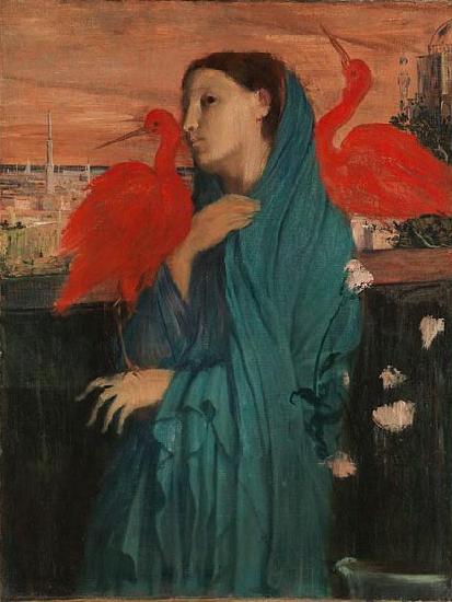 Edgar Degas Young Woman with Ibis